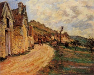 Les Roches à Falaise près de Giverny Claude Monet Peinture à l'huile